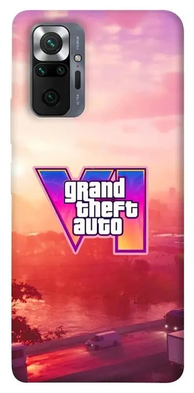 TPU чохол Demsky GTA VI Vice City для Xiaomi Redmi Note 10 Pro