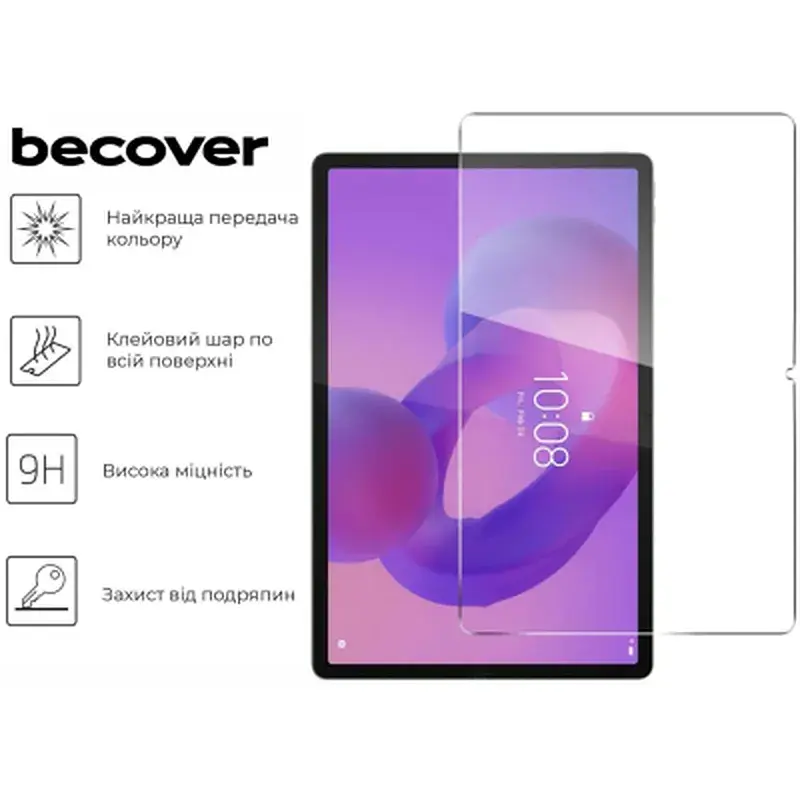 Скло захисне BeCover Lenovo Idea Tab/K11 (2nd Gen) TB336/Xiaoxin Pad (2025) 11" (713678) - фото 2