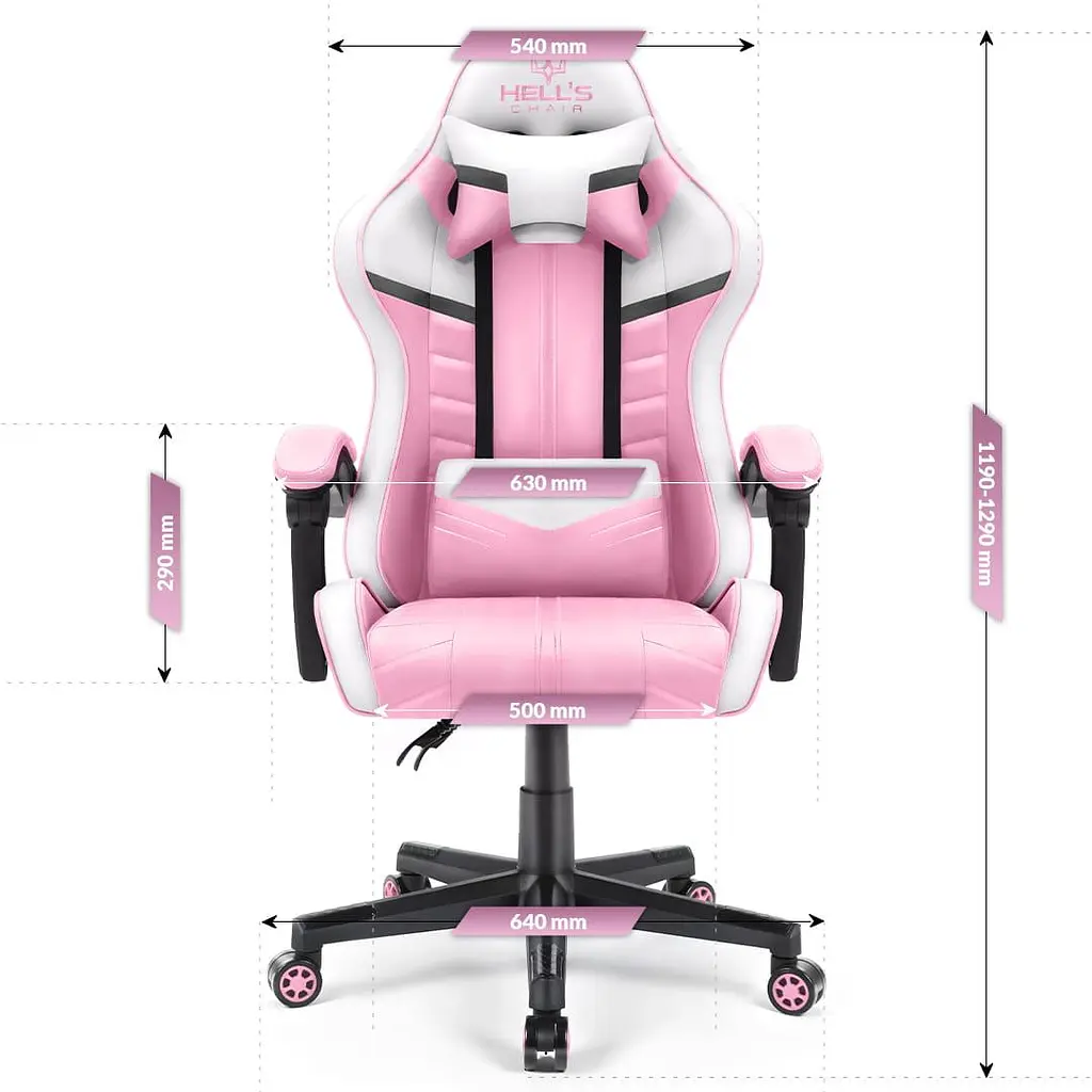 Компьютерное кресло Hell's Chair HC-1004 PINK - фото 3