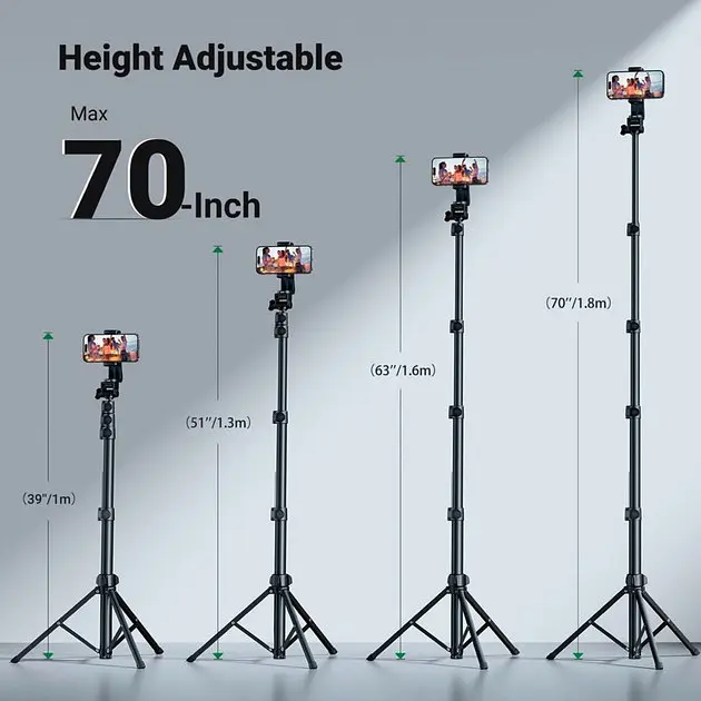 Штатив для селфі - підставка Ugreen LP680 Bluetooth Remote Control 1.8 метри (15609) - фото 6