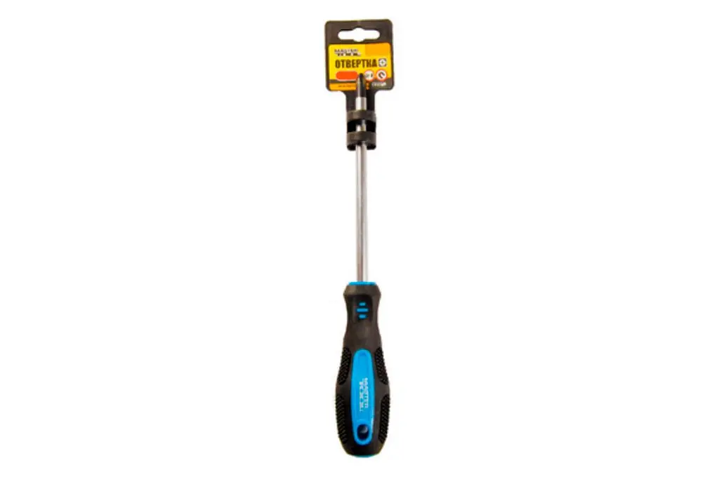 Отвертка крестообразная крестовая Mastertool PH2 х 100 мм 48-5210 - фото 2