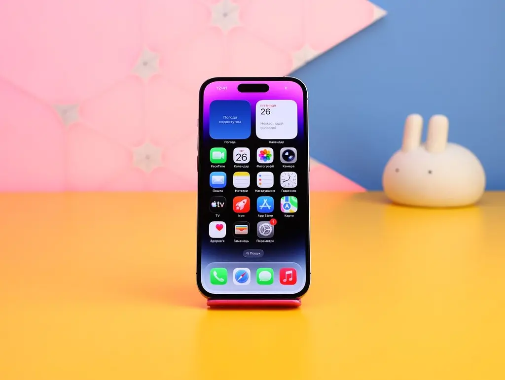 Смартфон Apple iPhone 14 Pro 256GB Deep Purple (MQ1F3) Б/У [170128] - фото 2
