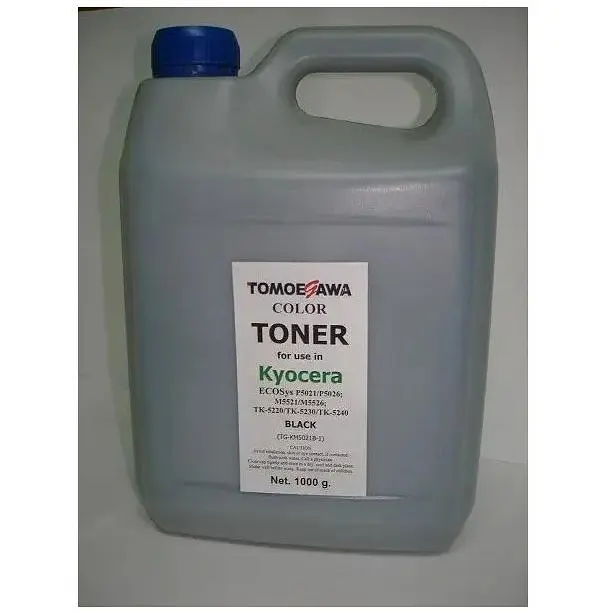 Тонер KYOCERA TK-5220/TK-5230/TK-5240, 1кг Black Tomoegawa (TG-KM5021B-1) - фото 1