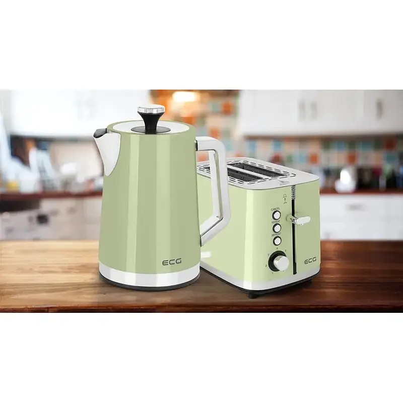 Тостер ECG ST 2766 Vintage Olive - фото 6