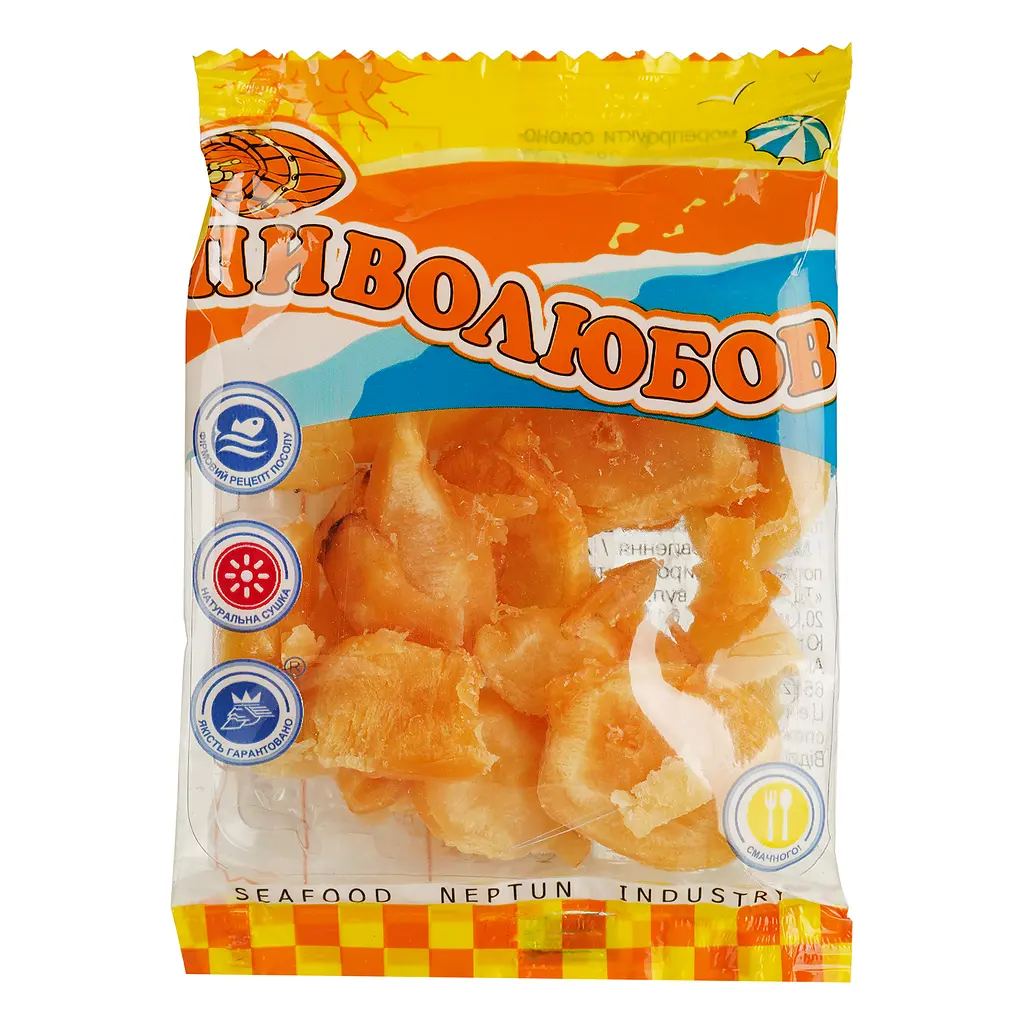 Рыбные снеки Пиволюбов Осьминог сушено-соленый 20 г - фото 1