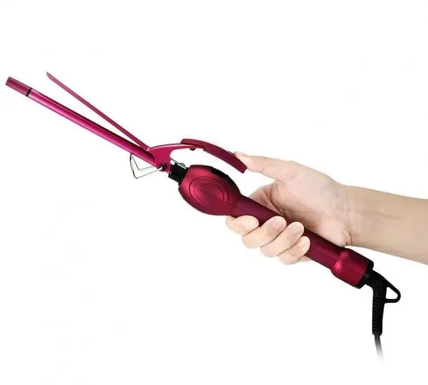 Тонка плойка Kemei KM-1023 для афро кучерів з затиском діаметр 9 мм - фото 4