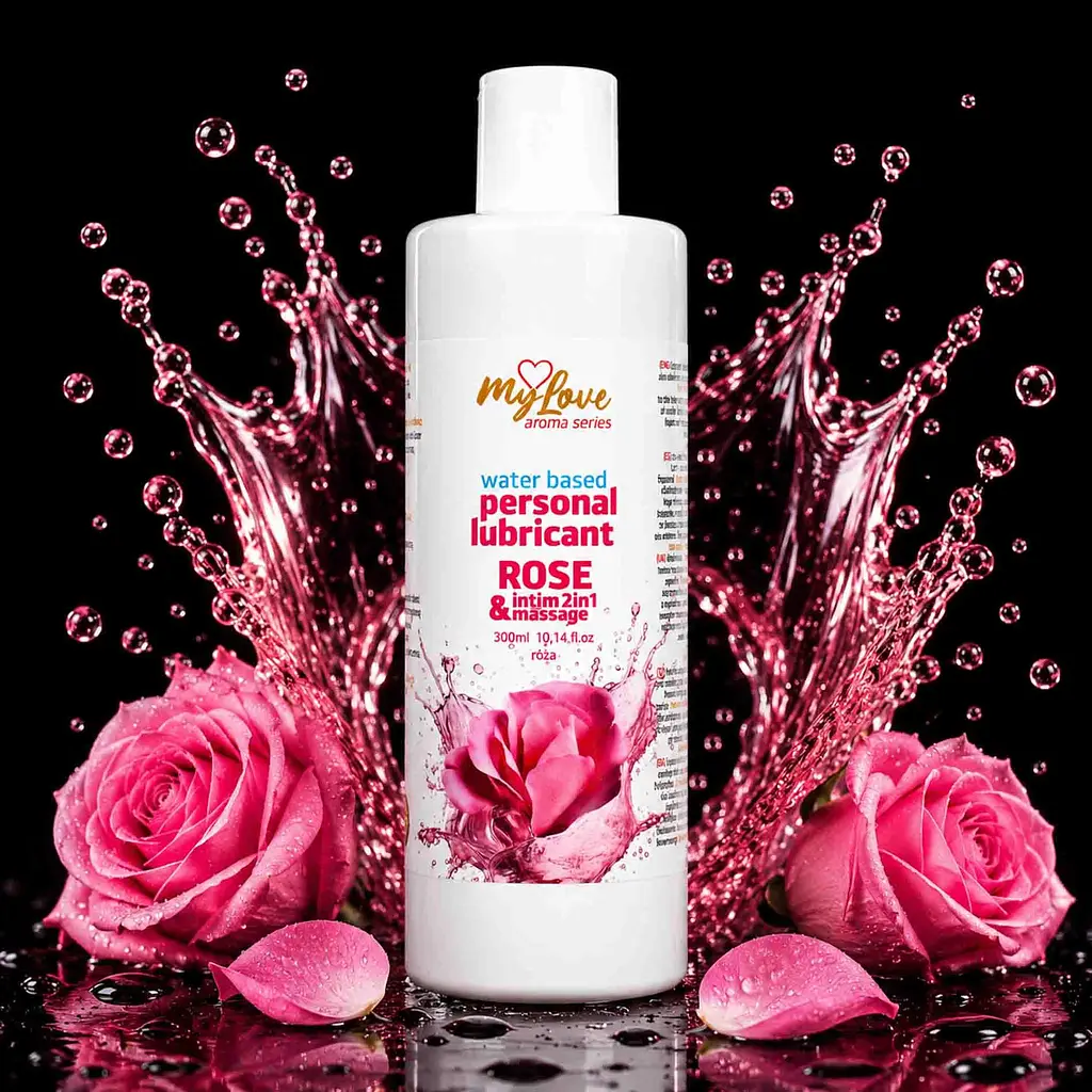Лубрикант та масажний гель MyLove Aroma Series Rose 300 мл - фото 2