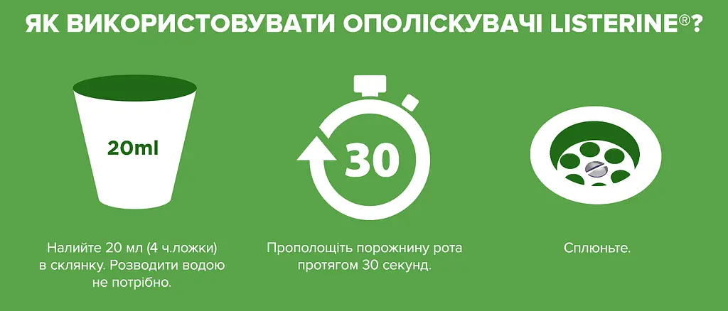 Ополіскувач для ротової порожнини Listerine Зелений Чай 500 мл - фото 5