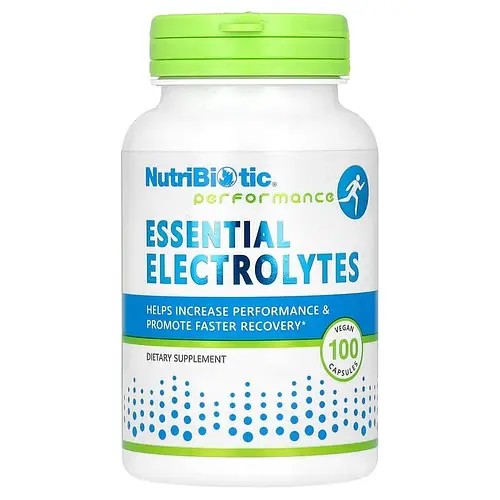 Мінеральні комплекси Performance Essential Electrolytes 100 капсул Nutribiotic vit0005379