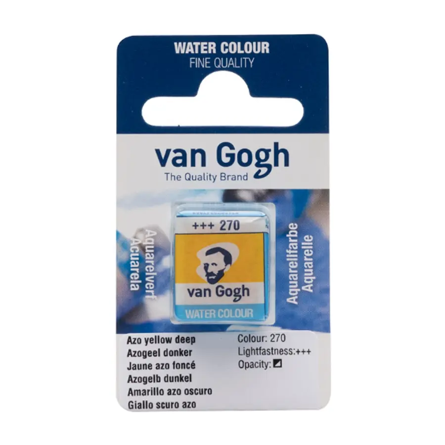 Фарба акварельна Van Gogh (270) AZO Жовтий темний кювета Royal Talens (8712079419097)