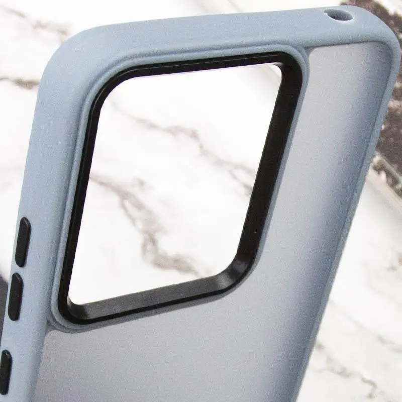 Чохол TPU+PC Lyon Frosted для Motorola Edge 60 Fusion Sierra Blue - фото 5