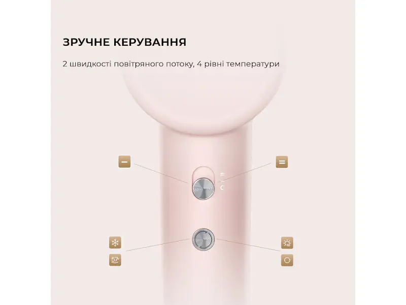 Фен Dreame Hair Dryer Gleam Pink (AHD12A-PK) - фото 10