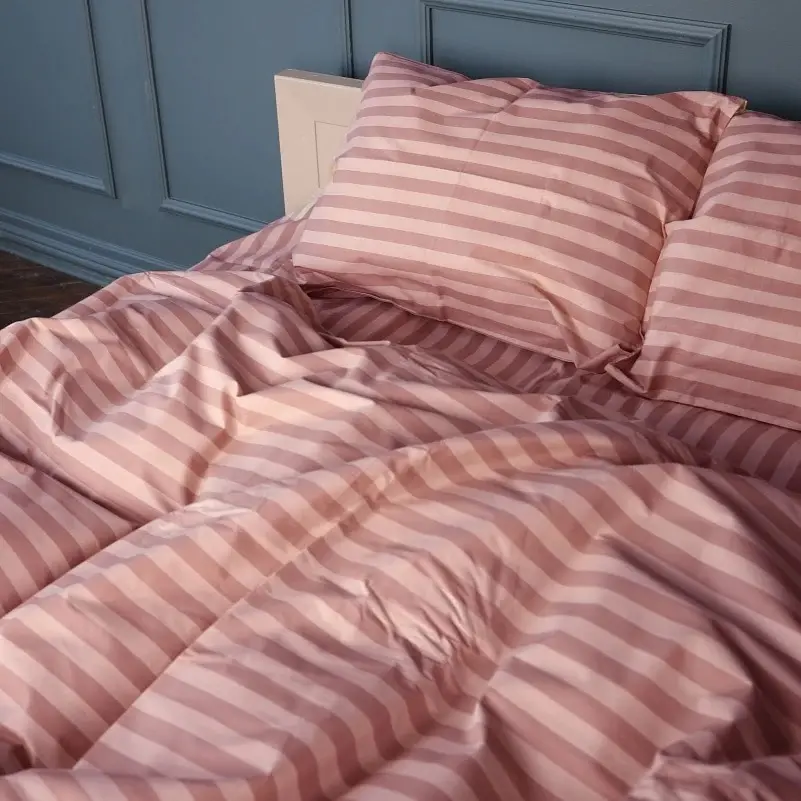 Комплект постільної білизни MirSon Бязь Nude stripes 2x160x220 см (2200011152653) - фото 3