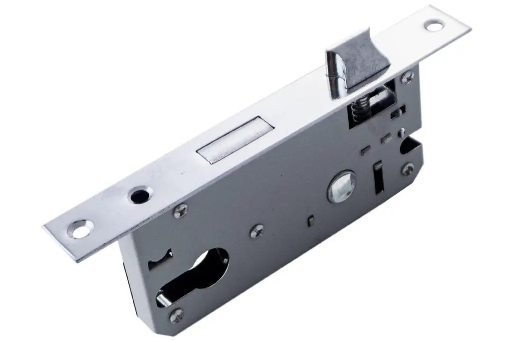 Замок врізний дверний механізм під циліндр FZB 58 мм CP - фото 3