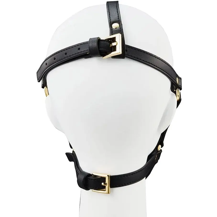 Маска-збруя для орального сексу Lockink Sevanda Blowjob Head Harness - фото 6