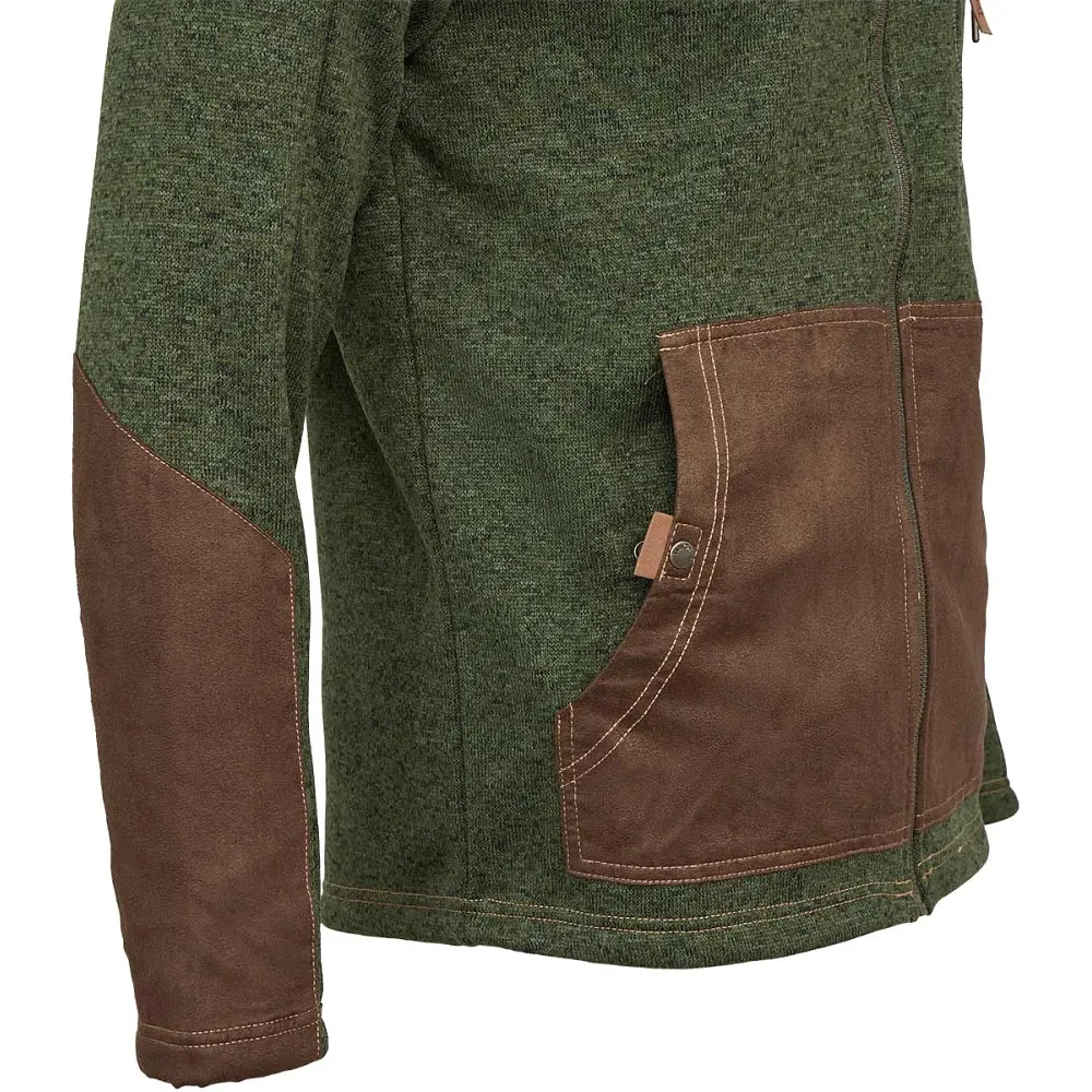 Куртка Orbis Textil Herrenjacke Strick-Fleece 418001-56 6XL Зеленый - фото 5