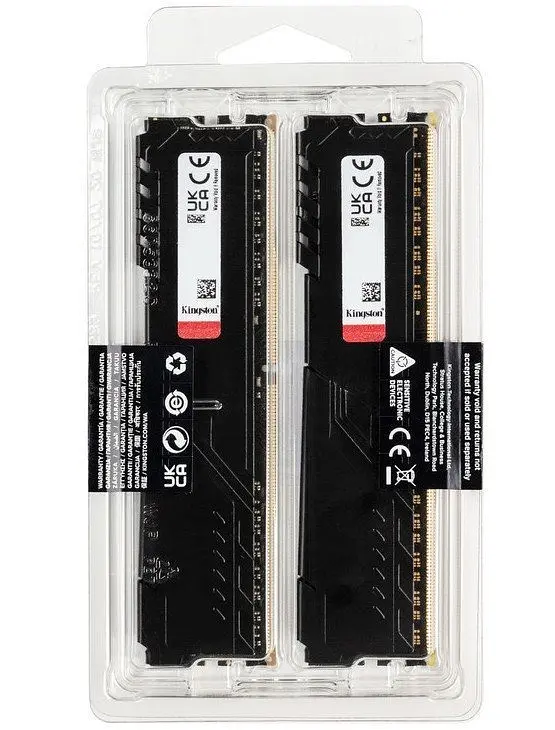 Модуль памятi DDR4 2x16GB/3200 Kingston Fury Beast Black (KF432C16BBK2/32) - фото 7