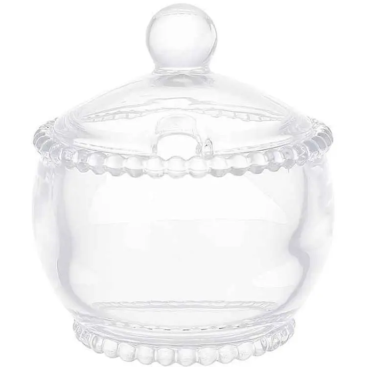 Цукорниця BONADI скляна прозора Bauble 9,5х11см