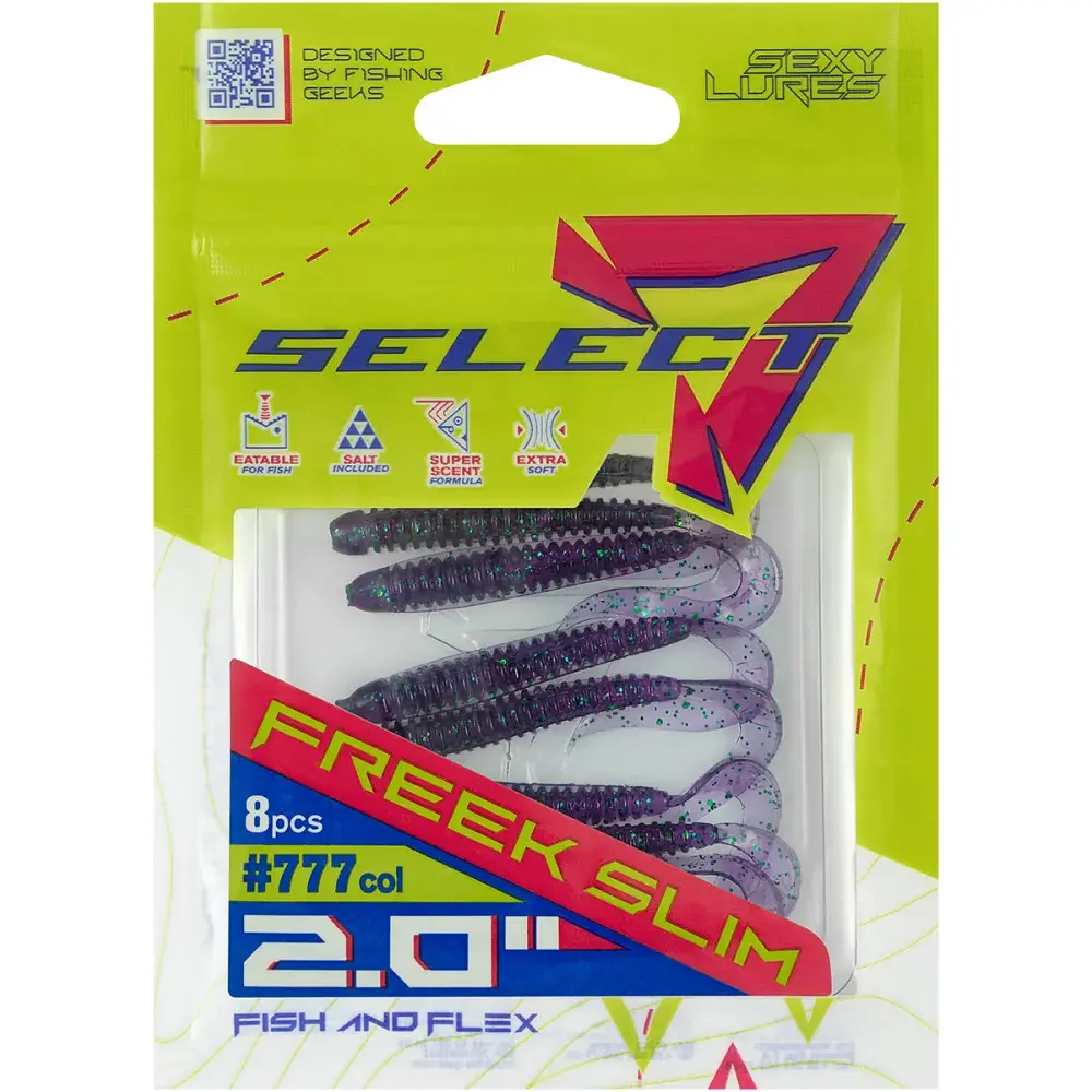 Силікон Select Freek Slim 2" 777 FE (8 шт/уп) - фото 2