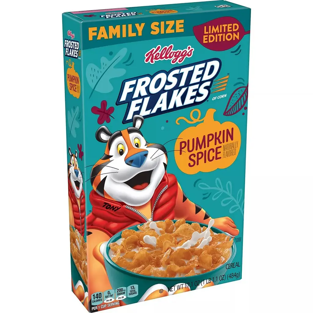 Хлопья Kellogg's Frosted Flakes Pumpkin Spice 484g