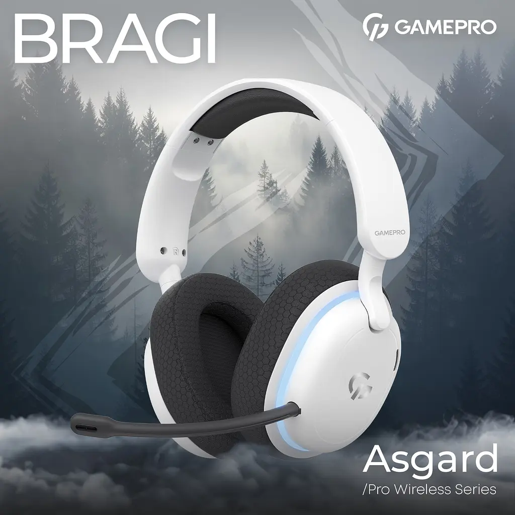Гарнітура GamePro Asgard Bragi White (HSW250W) - фото 5
