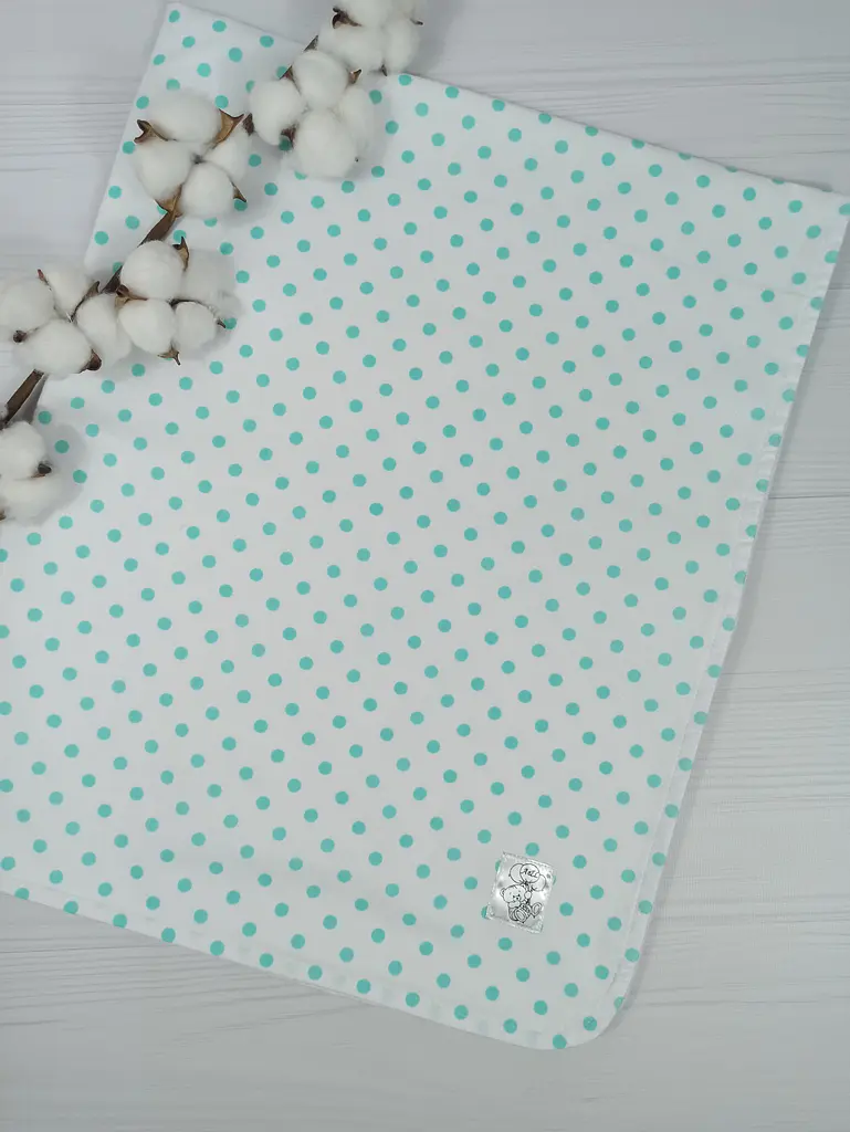 Пелюшки дитячі a.l.babybox Горох патріотичний 50х80 см 3 шт. Різнокольоровий (NA 18169991) - фото 2