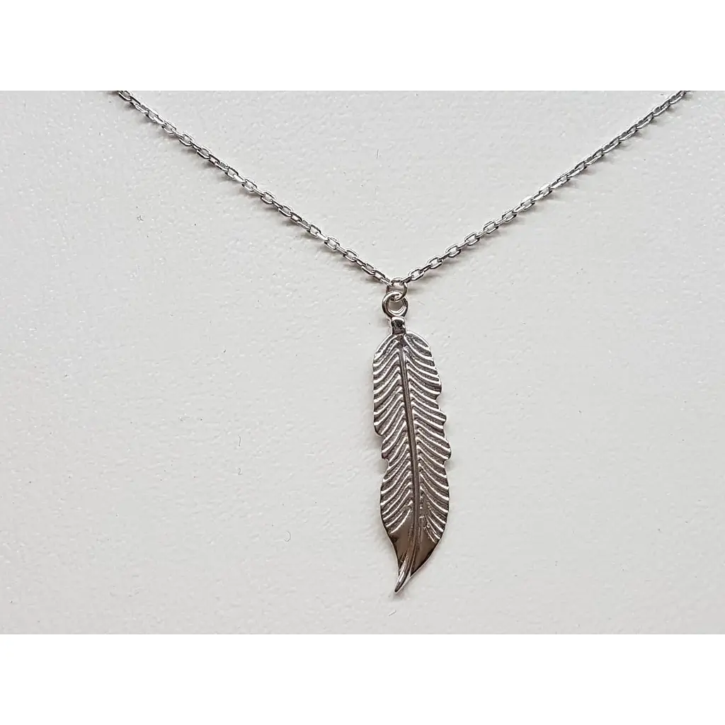 Серебряное колье Qvaliz Перо. 908-00930 40 - фото 2