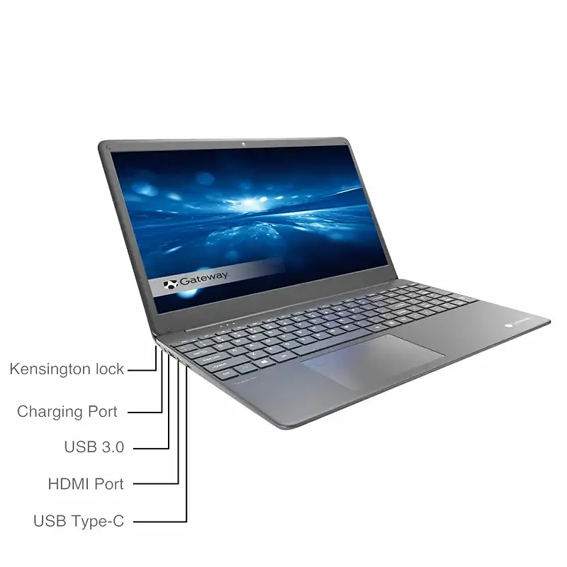 Ноутбук Gateway Ultra Slim Home+ 15.6" 4/128GB i3-1115G4 (GWNC31514-BK) Black - фото 2