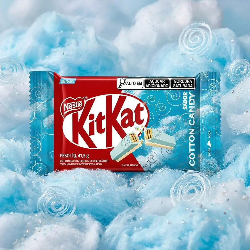 Шоколадний батончик Nestle Kit Kat Cotton Candy Flavour 41.5 г - фото 2