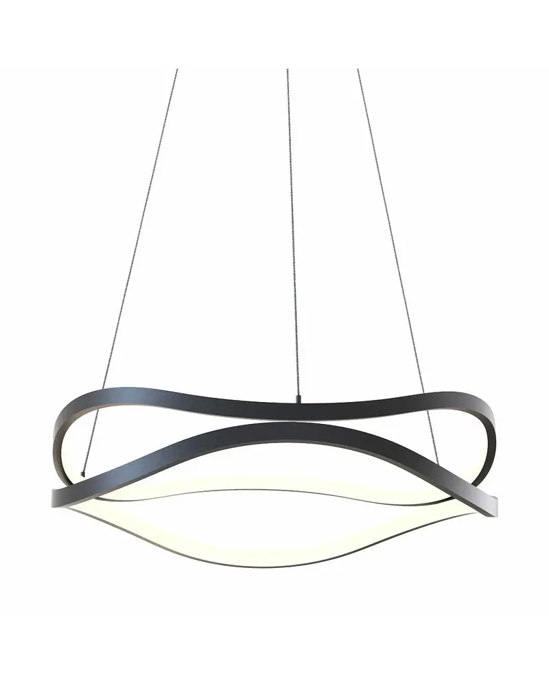 Подвесной светильник, люстра Zuma Line MD7864-2S-3BT Harley Led 1x31W 3000K 3600Lm IP20 Черный - фото 2