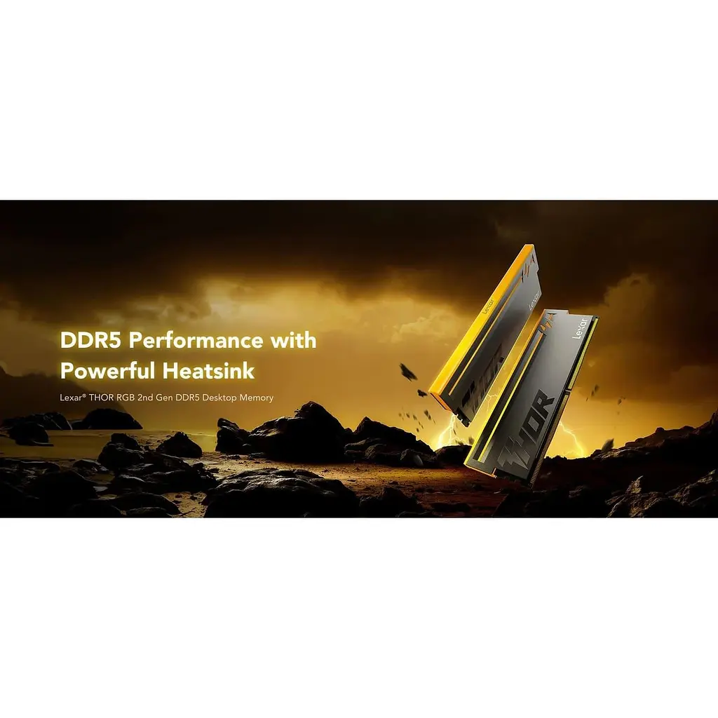 Модуль пам'яті Lexar DDR5 16GB THOR 2.0 6000Mhz CL36 RGB (LD5U16G60C36BV-RGS) - фото 6