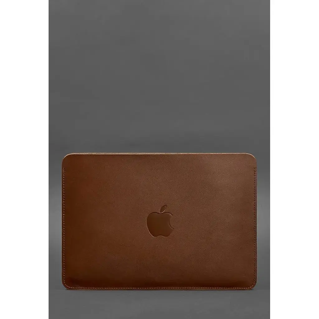 Чохол BlankNote із натуральної шкіри для MacBook 13 дюймів Світло-коричневий - фото 4