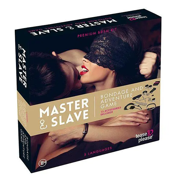 BDSM набір Tease Please Master Slave Bondage Game (бежевий) - фото 2