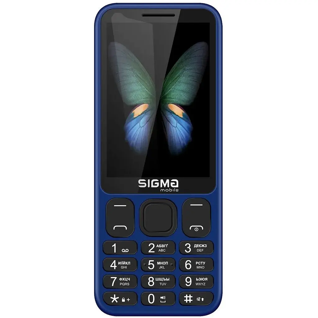 Телефон кнопочный Sigma mobile X-style 351 LIDER синий - фото 2