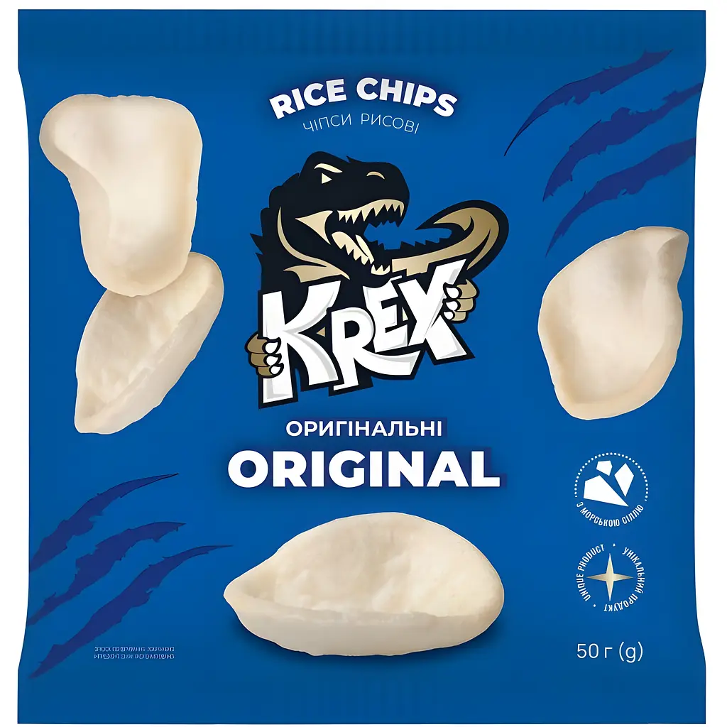 Чіпси рисові KREX Original 50 г