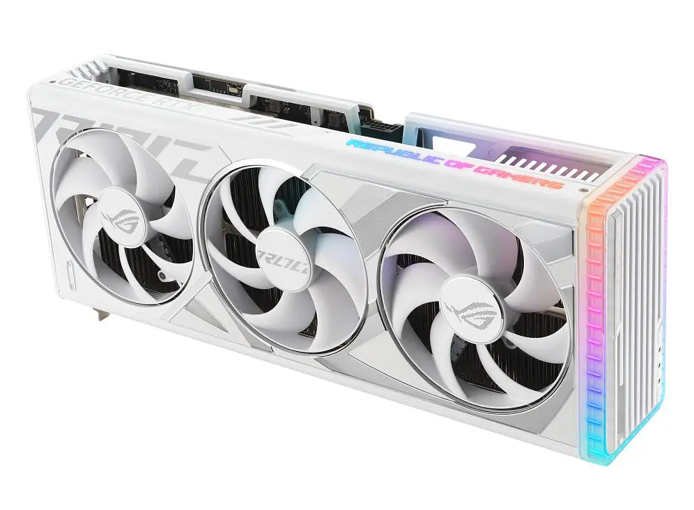 Відеокарта Asus ROG-STRIX-RTX4080-O16G-WHITE (90YV0IC3-M0NA00) - фото 3