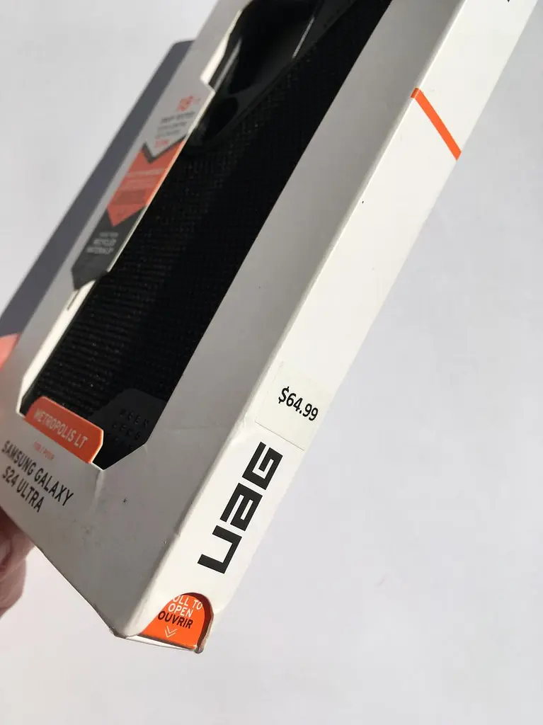 Чохол протиударний UAG Metropolis LT MagSafe для Samsung Galaxy S24 Ultra (S928) Black Kevlar 214420113940 - фото 3