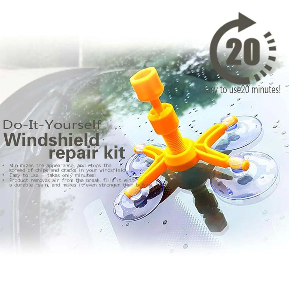 Набір для ремонту лобового скла Sunroz Windshield Repair полімер 3 мл - фото 2