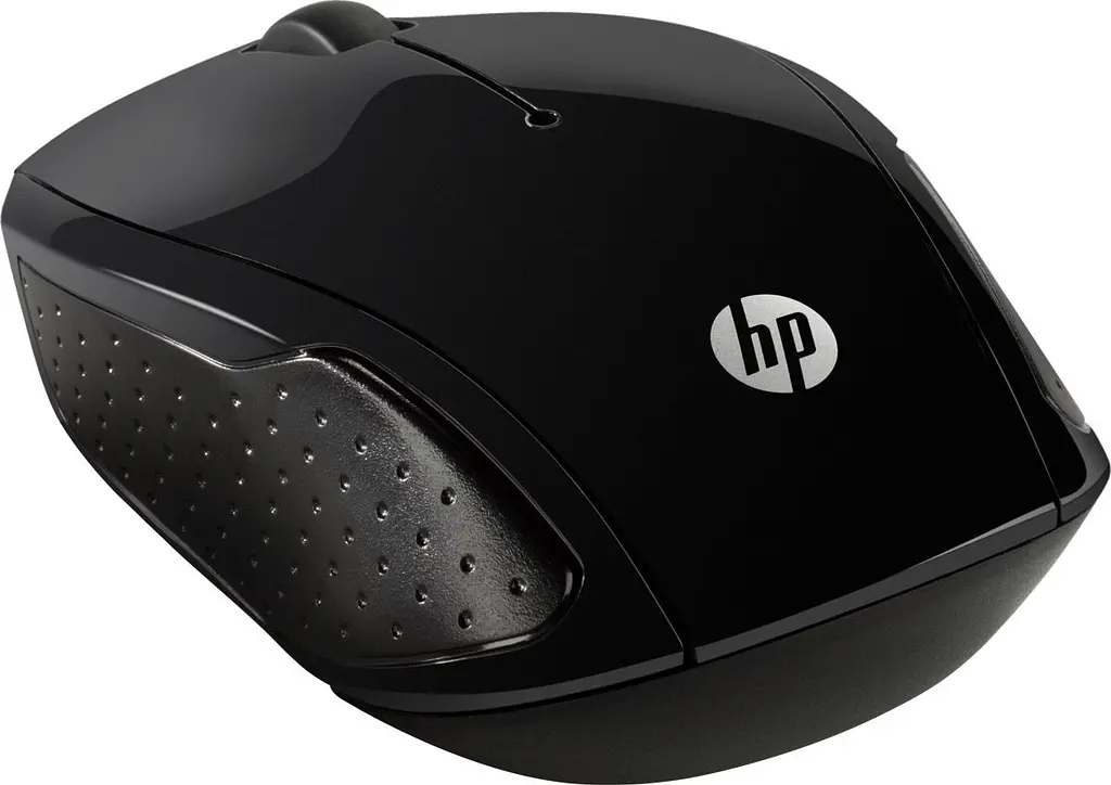 Комп'ютерна мишка бездротова HP 200 Black Wireless Mouse 3 кн. 1000 dpi чорна (X6W31AA) - фото 7