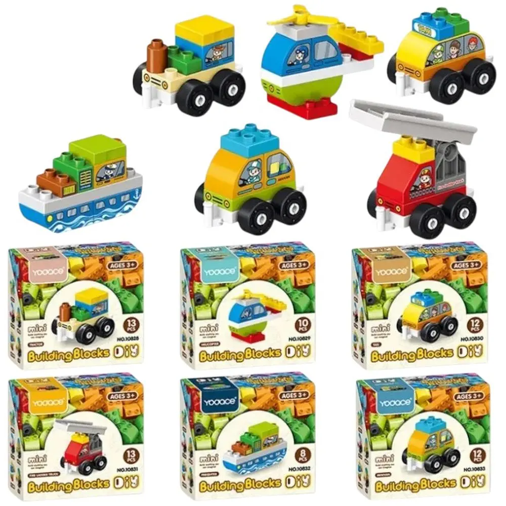 Конструктор DIY Toys Міський транспорт-2 в асортименті (CJ-3978804) - фото 2