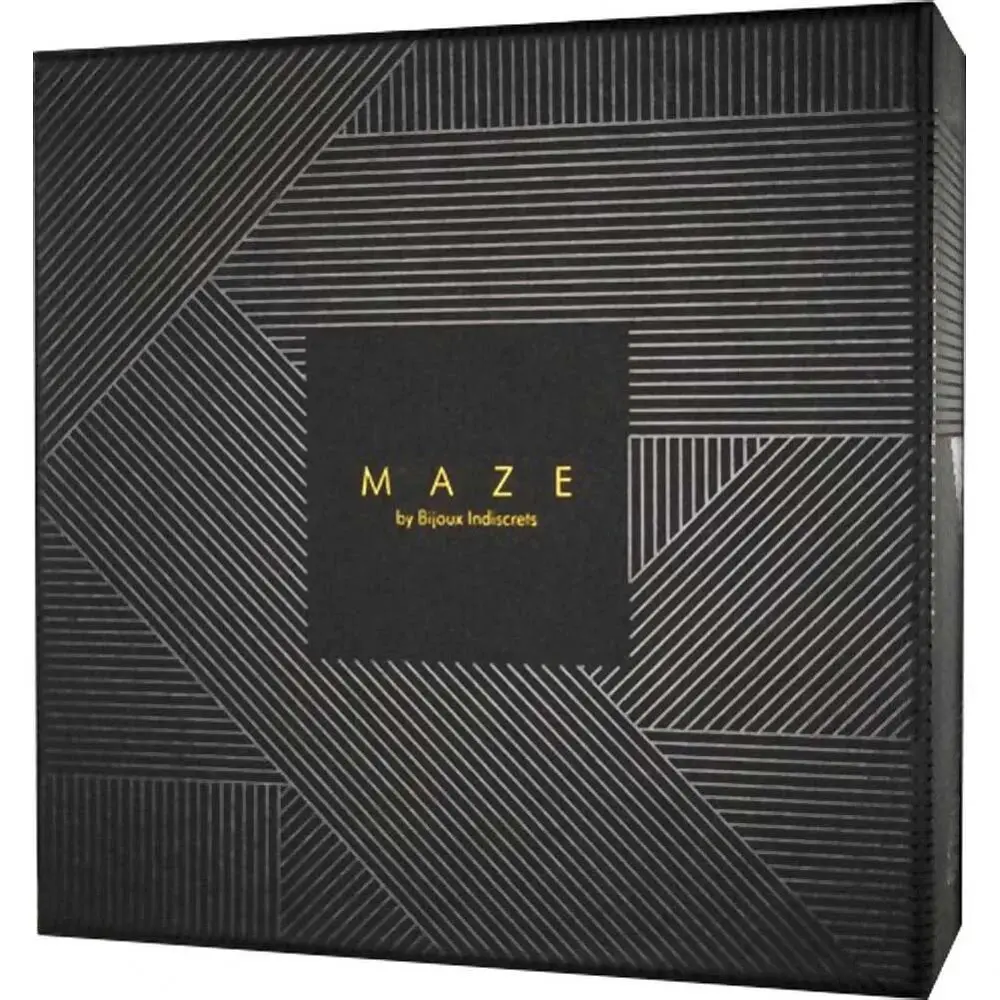 Наручники с поводком Indiscrets Maze T-Restraints Black, подарочная упаковка - фото 5