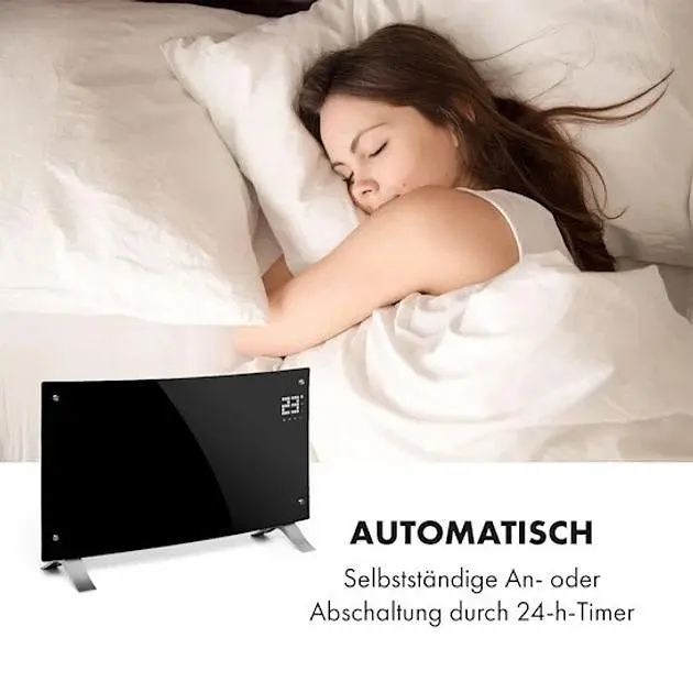 Конвекторный обогреватель Klarstein Bornholm Curved 2000 Вт (10031979) - фото 4