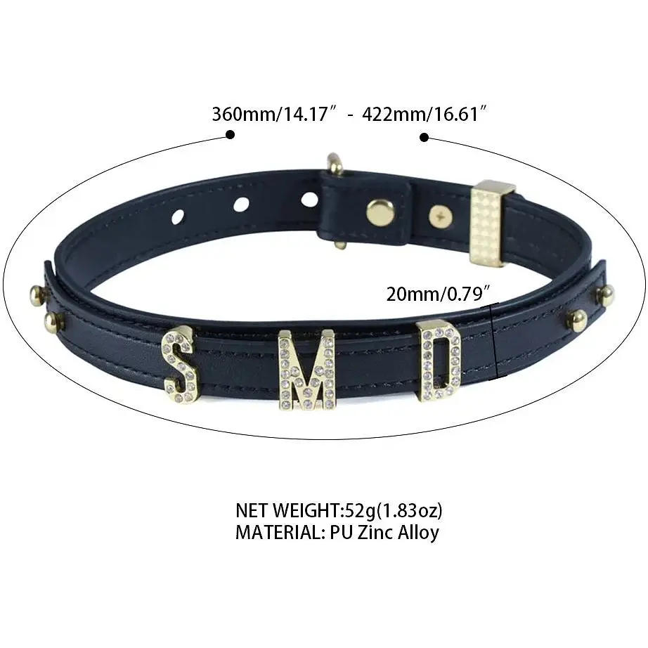 Нашийник Lockink Dark DIY Alphabet Collar - фото 10