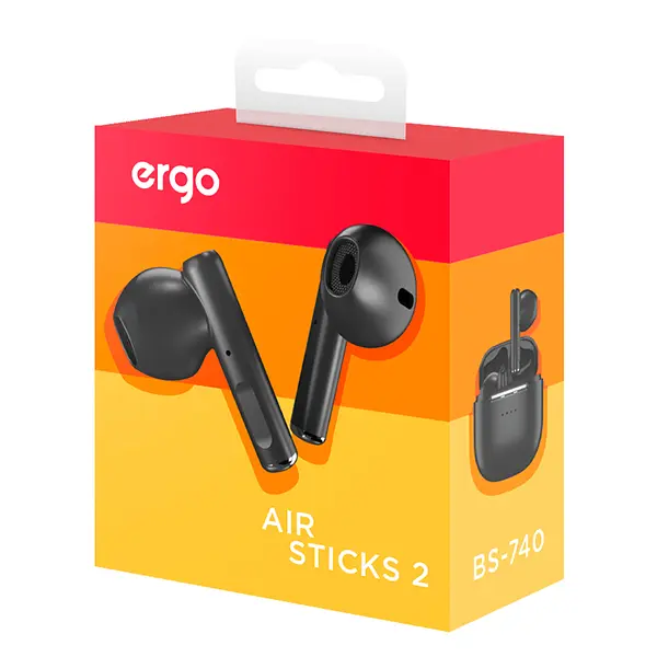 Гарнитура Ergo BS-740 Air Sticks 2 Black (BS-740K) - фото 8
