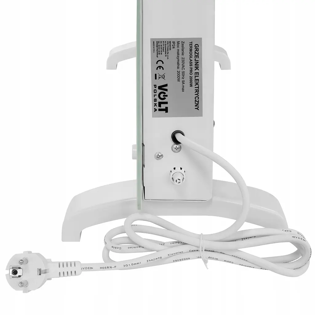 Конвекторный обогреватель Volt Polska TermoGlass Pro 2в1 2000W Wi-Fi Smart White - фото 5
