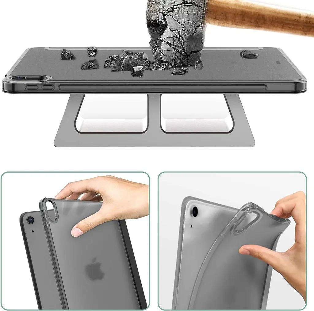 Чохол BeCover Tri Fold Hard для Apple iPad Air 11 M2 2024 Чорний (711412) - фото 5