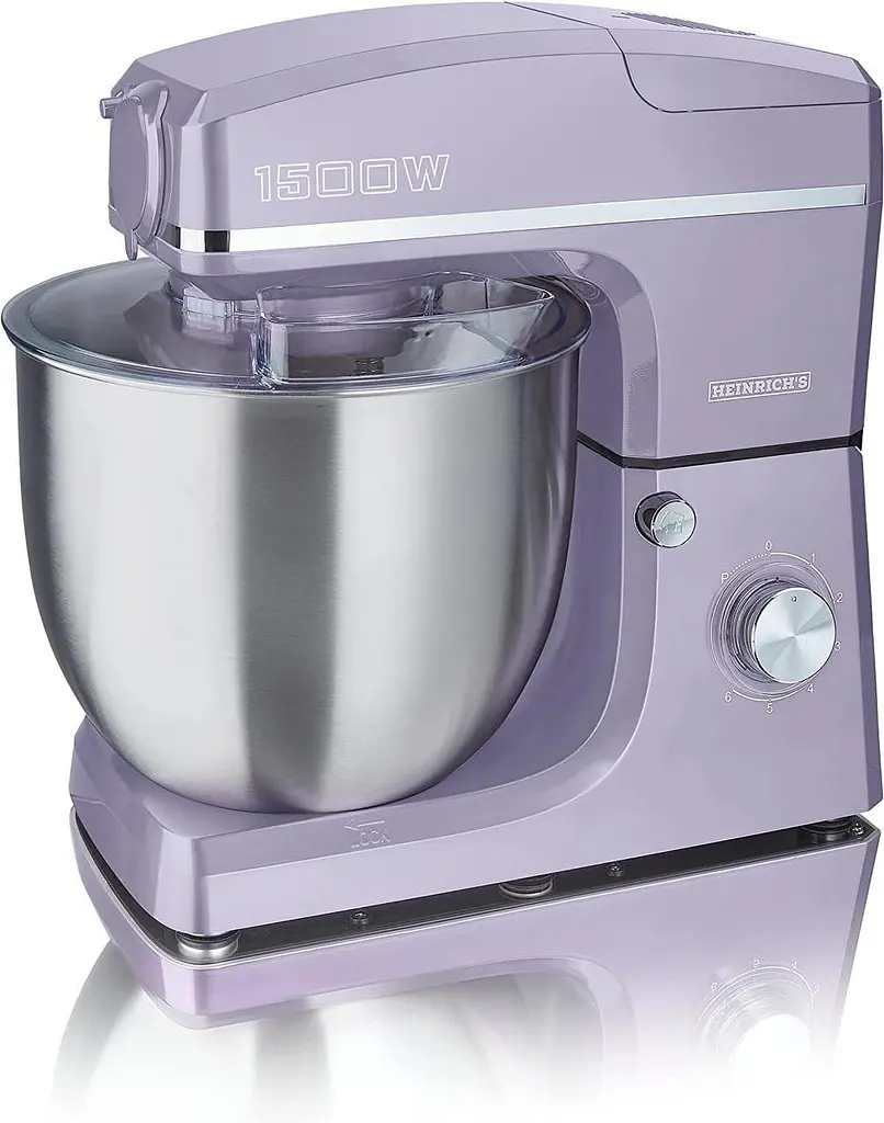 Кухонний комбайн-тестоміс 3 до 1 Heinrich's HKM 8083 Lila 10 л - фото 3