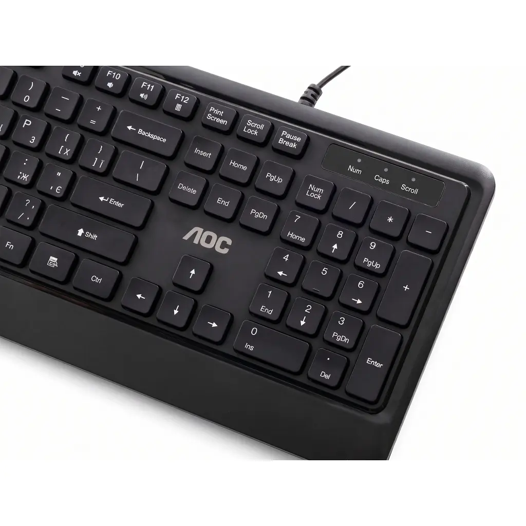 Комплект AOC KM220B USB UA Black (KM220B/97) - фото 6