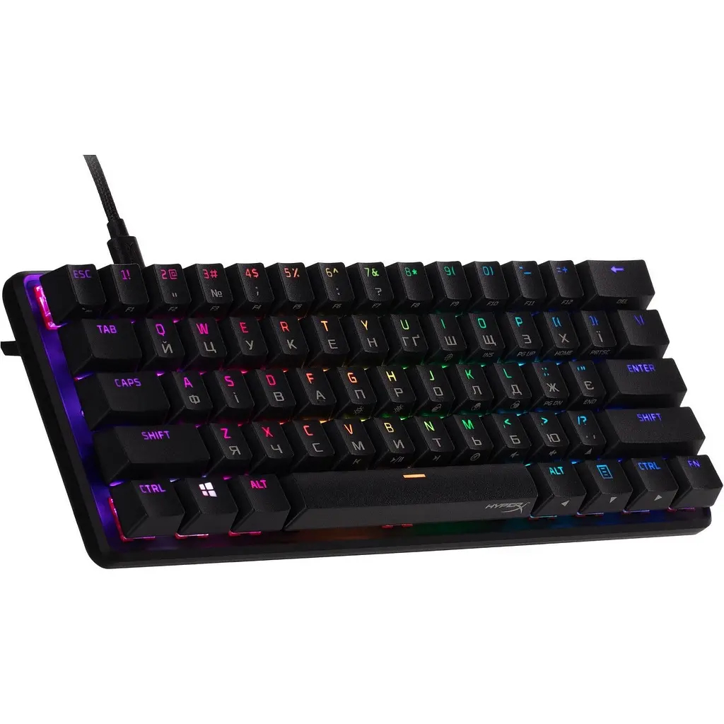 Клавіатура HyperX Alloy Origins 60 HX Red (4P5N4AA) [120928] - фото 3