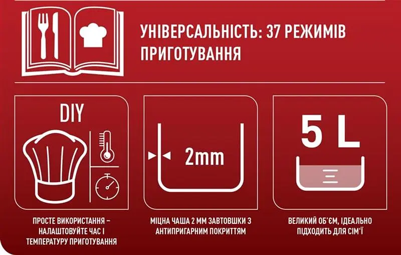 Мультиварка Tefal Essential Cook RK321A34 - фото 4